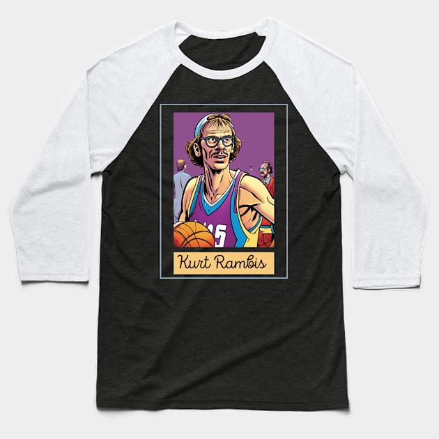 Kurt Rambis Vintage Style Baseball T-Shirt by Nasromaystro